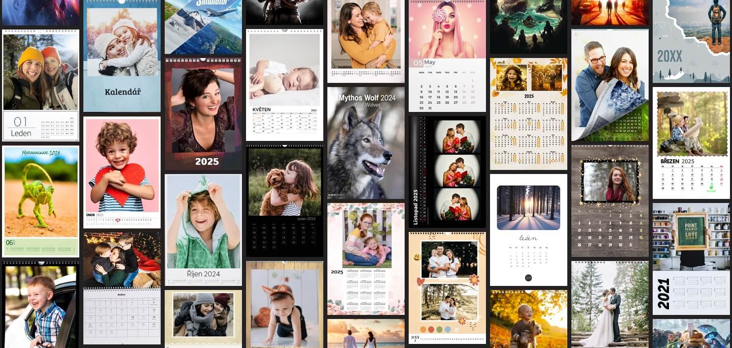 Wall calendars from your own photos